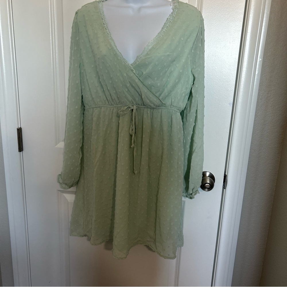 No Comment NY LA Women’s Large Green Dress